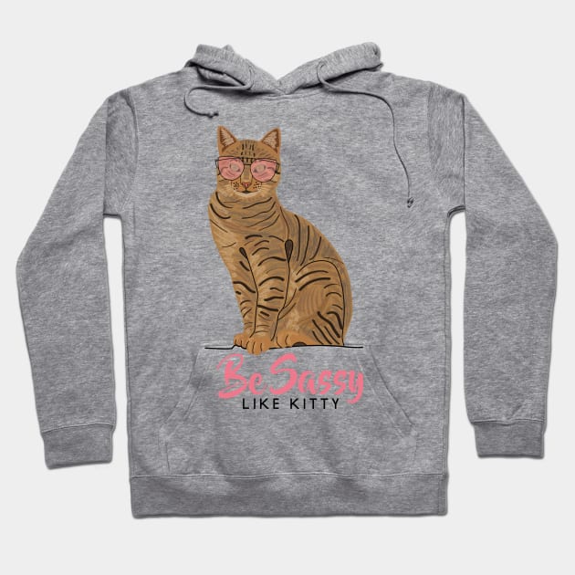 Sassy Cat Hoodie by RafaDiaz